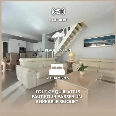 Maison Spacieuse Terrasse Ensoleillee Proche Ocean Villa *